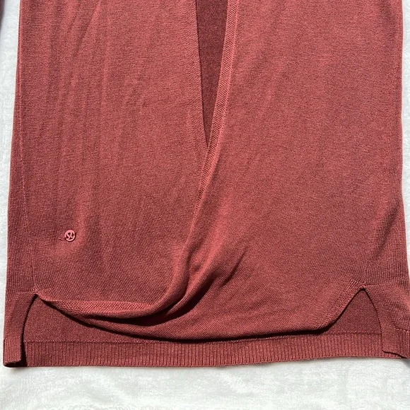 Lululemon Back to Balance Long Sleeve Sweater Rustic Clay Size XS Excellent - Picture 8 of 15
